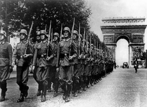 Defilada Wehrmachtu w zdobytym Paryżu